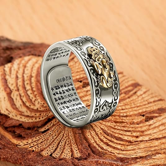 Hazte millonario con el Anillo Feng Shui con forma de Pixiu