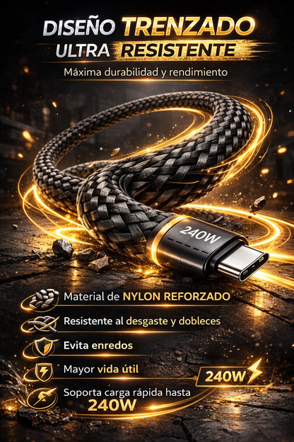 Cable 2 en 1 cargador y soporte