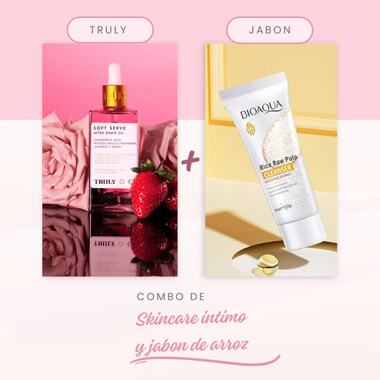 COMBO SKINCARE INTIMO + JABON ARROZ BIOAQUA